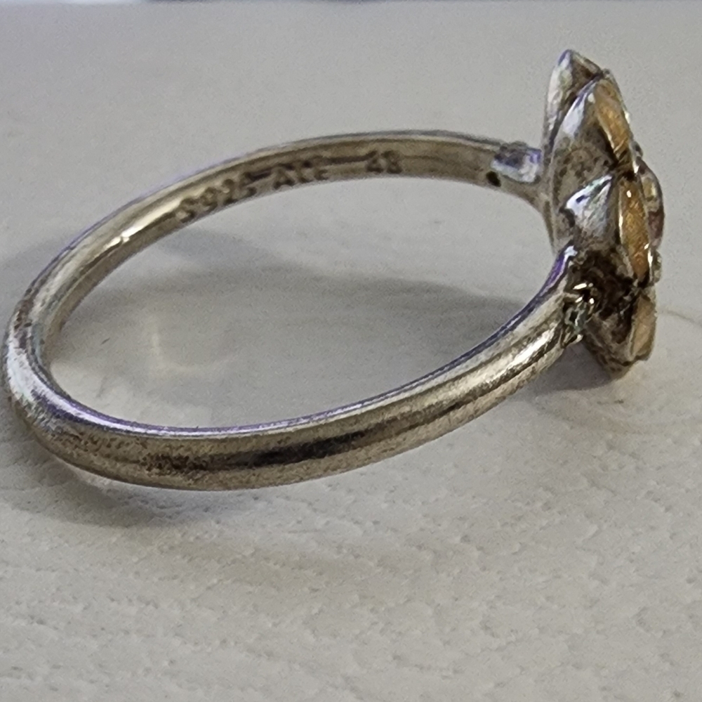 Pandora BLOOMING DAHLIA RING ENAMEL CZ SIZE 48 - Picture 7 of 8
